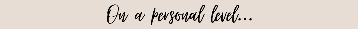 on-a-personal-level-header-only